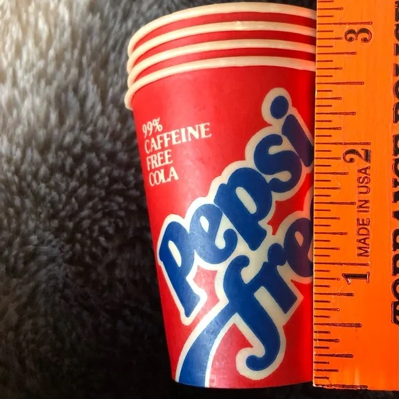 Vintage Pepsi Free Sleeve of 100 4oz Sweetheart R4 Disposable Wax Cups nwt - Picture 15 of 16